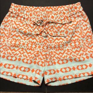 Orange and Teal XS Shorts